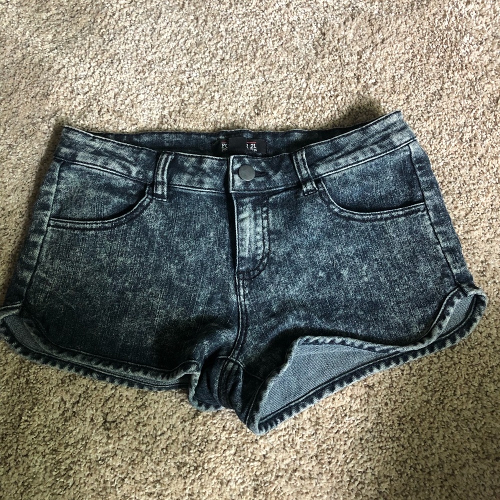 Denim shorts